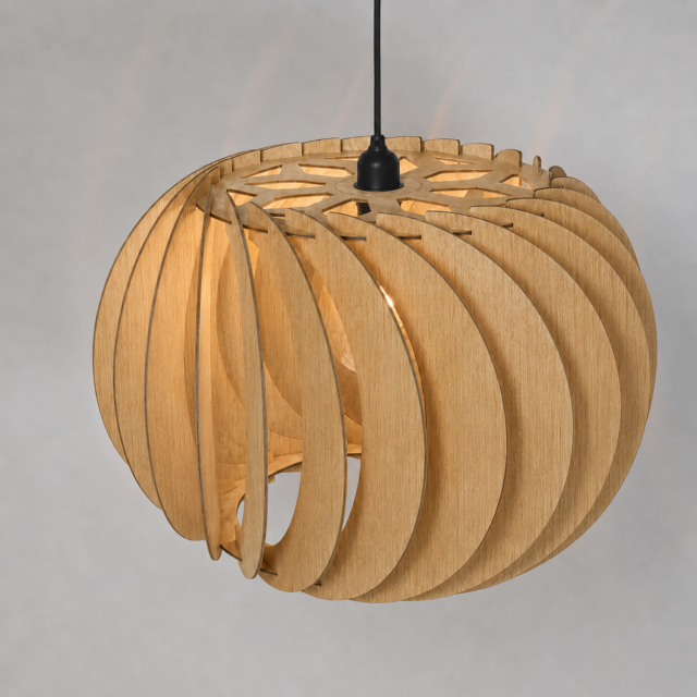 Fiona fönsterlampa ljusbrun