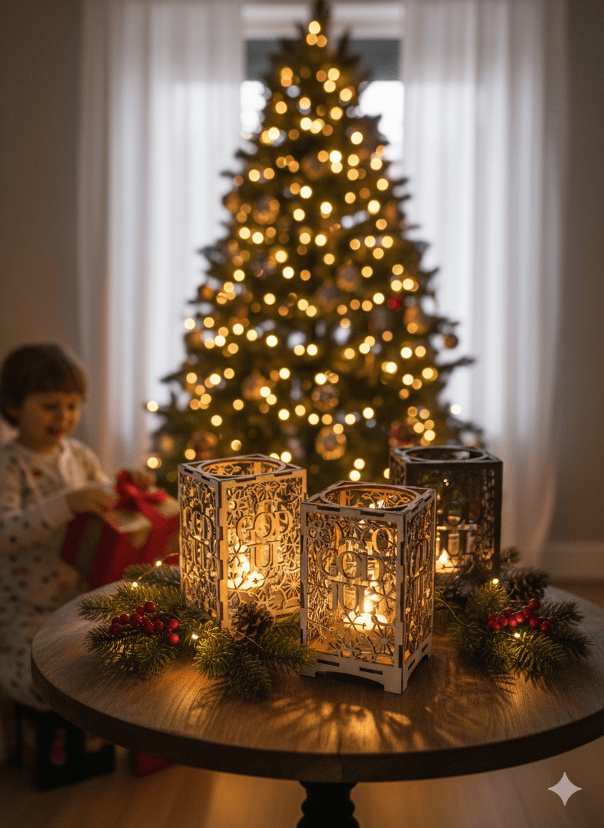 God jul ljuslykta samlingsbild