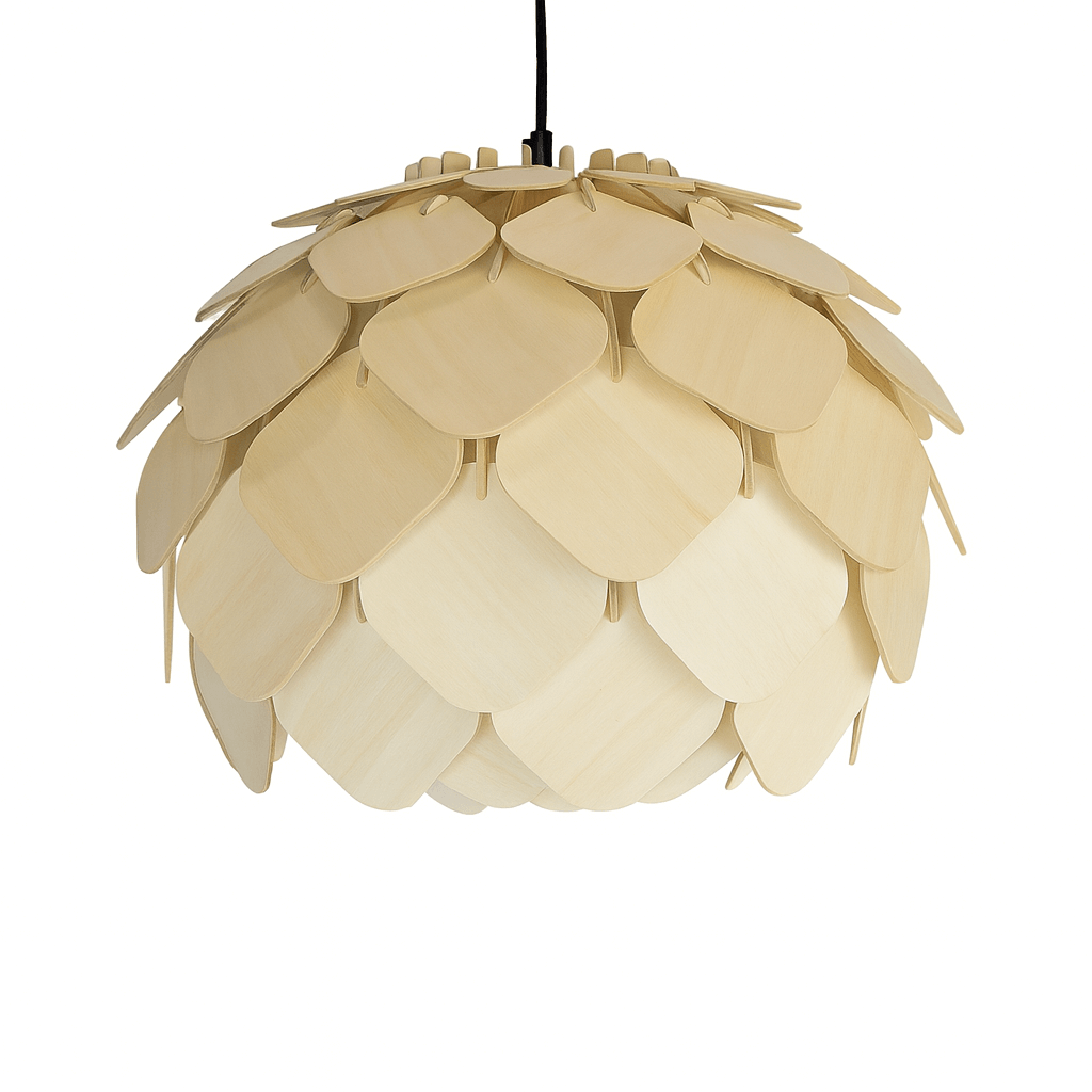 Isabella taklampa i trä natur