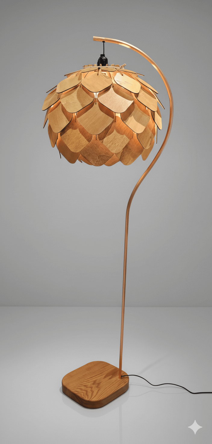 Isabella golvlampa grå bakgrund (2)