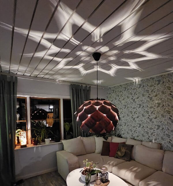 Isabella svart Ek 70cm