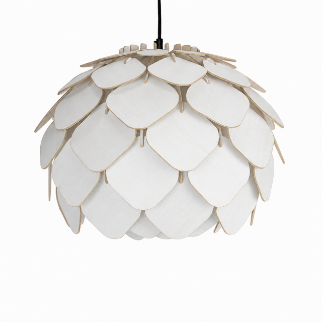 Taklampa Isabella vit