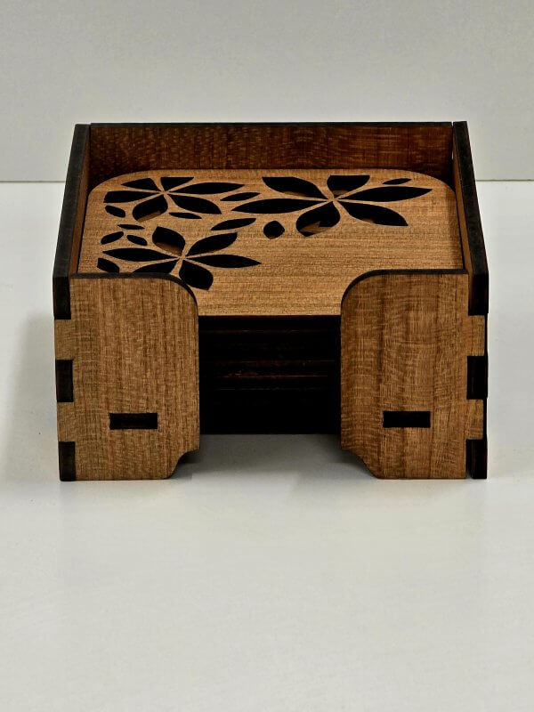 Lily glasunderlägg körsbär box