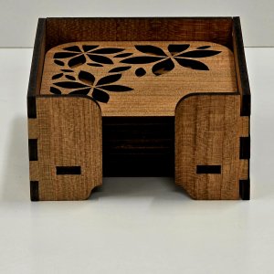 Lily glasunderlägg körsbär box