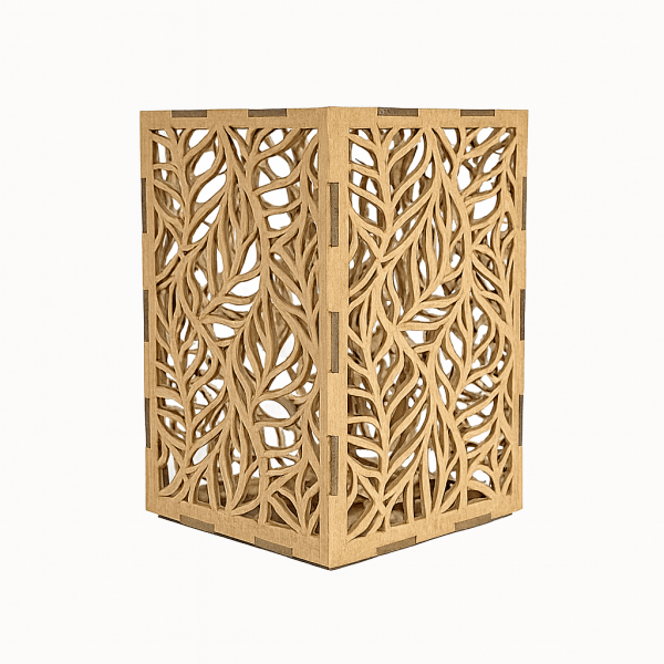 Ludde candle holder, cork, natural