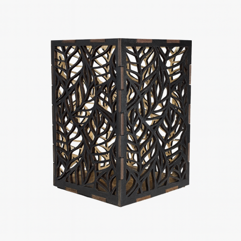 Ludde ljuslyckta kork svart