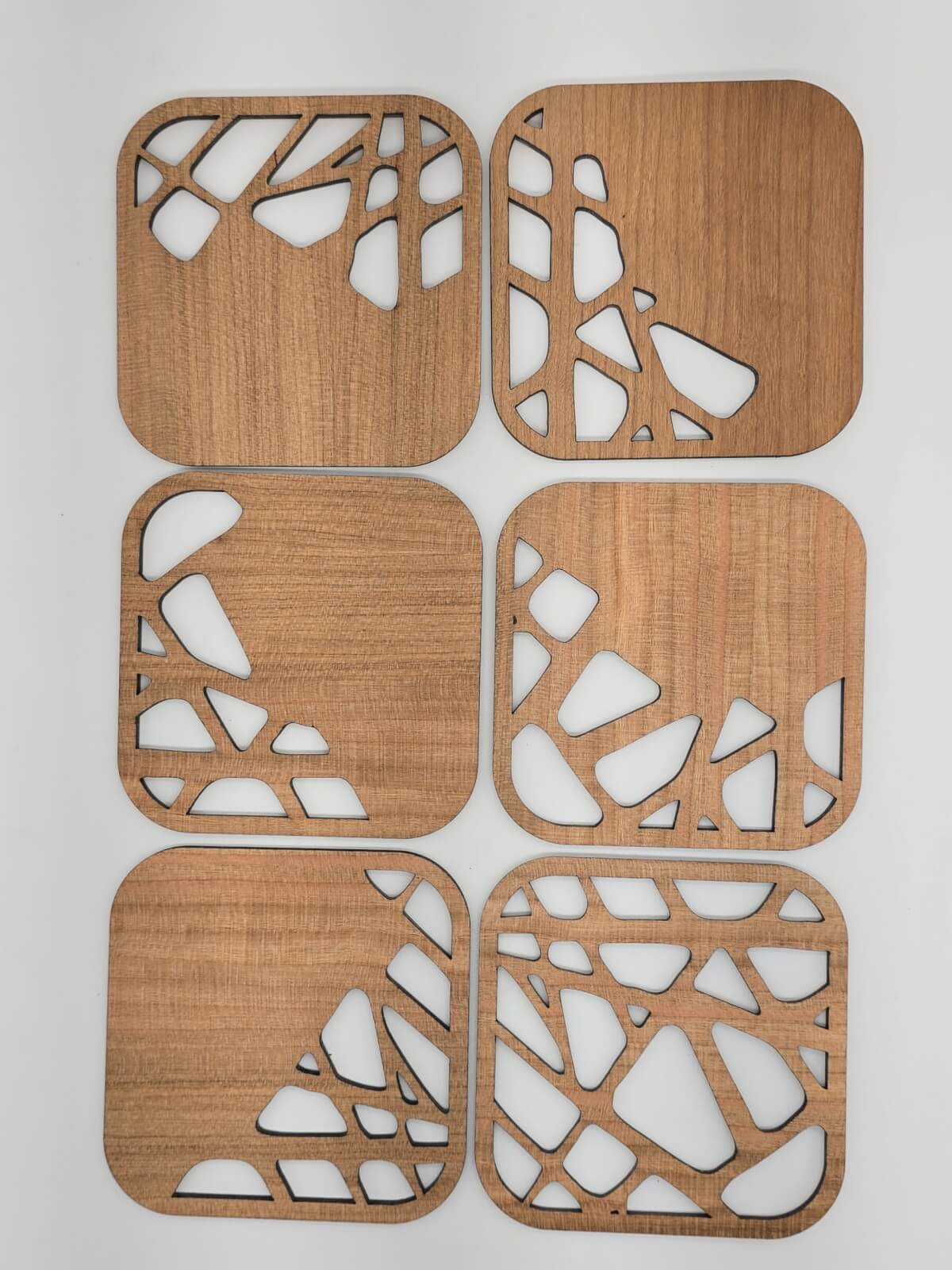 Stenar glasunderlägg samling körsbär