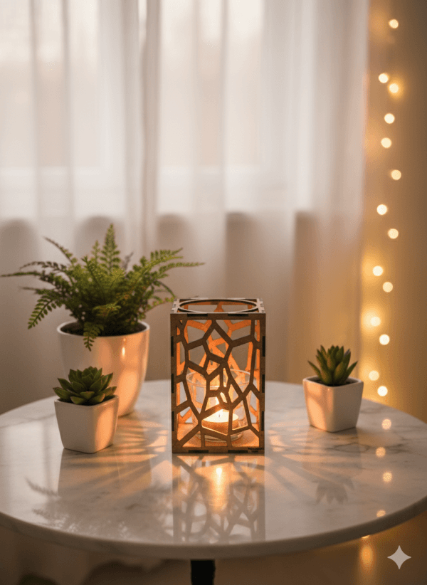 Stenar ljuslykta Natur med kork