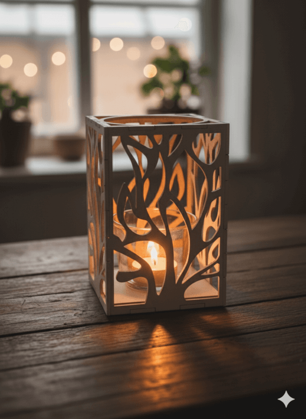 ljuslykta eld vit utan fot