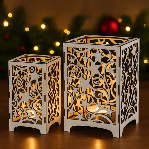 ljuslykta Stella ben vit s m