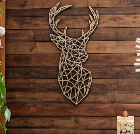 wall decor deer 1 Photoroom